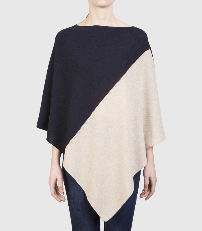 Poncho Bicolore